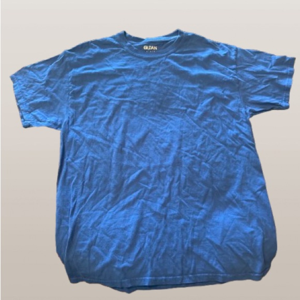 Gildan Men's Blue T-Shirt